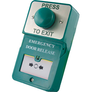 Emergency break glass reset switch double